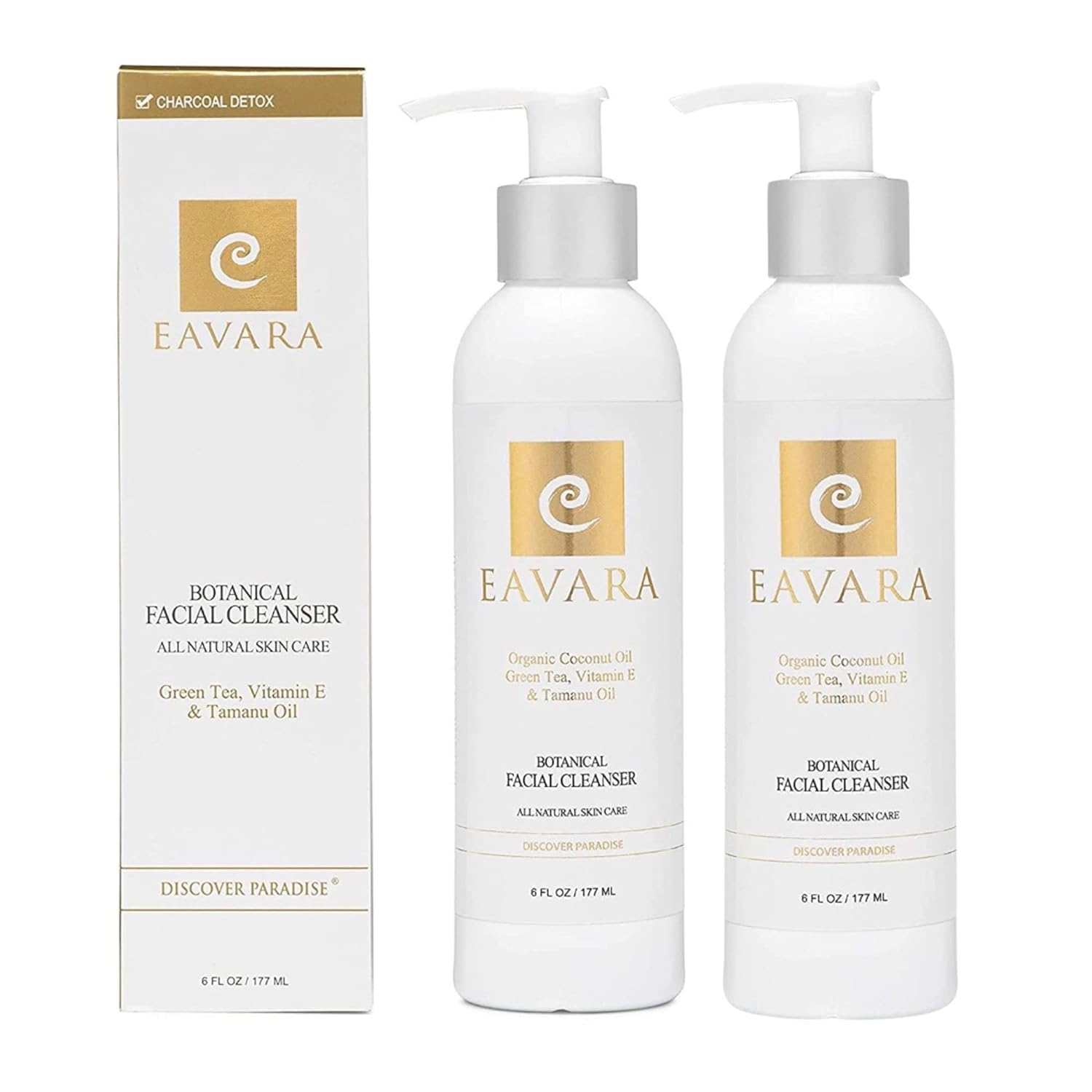 Award Winning Organic Face Wash | Anti Aging Natural Exfoliating Daily Facial Cleanser For Women And Men with Coconut Oil, Aloe Vera  Activated Charcoal, For Sensitive Skin, Hydrating  Moisturizing