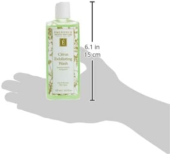 Eminence Organic Skincare Citrus exfoliating wash 4.2oz, 4.2 Ounce