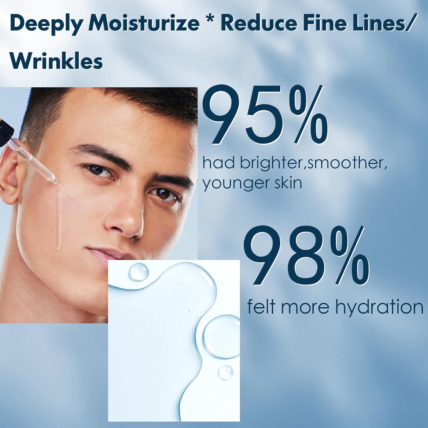 Gifts for Men,Mens Anti Aging Skin Care Kit,Reduce Wrinkles  Hydrate Skin w/Facial Cleanser,Scrub,Cream,Serum,Eye Cream Unique Men Gifts Stocking Stuffers for Christmas,Gift for Him Boyfriend Husband