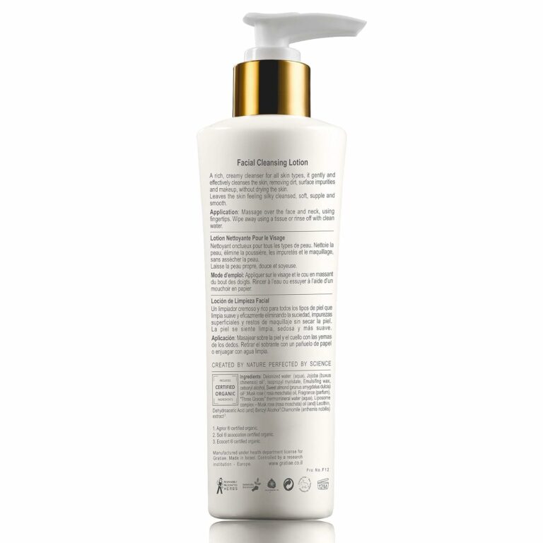 Gratiae Organic Facial Cleansing Lotion Review