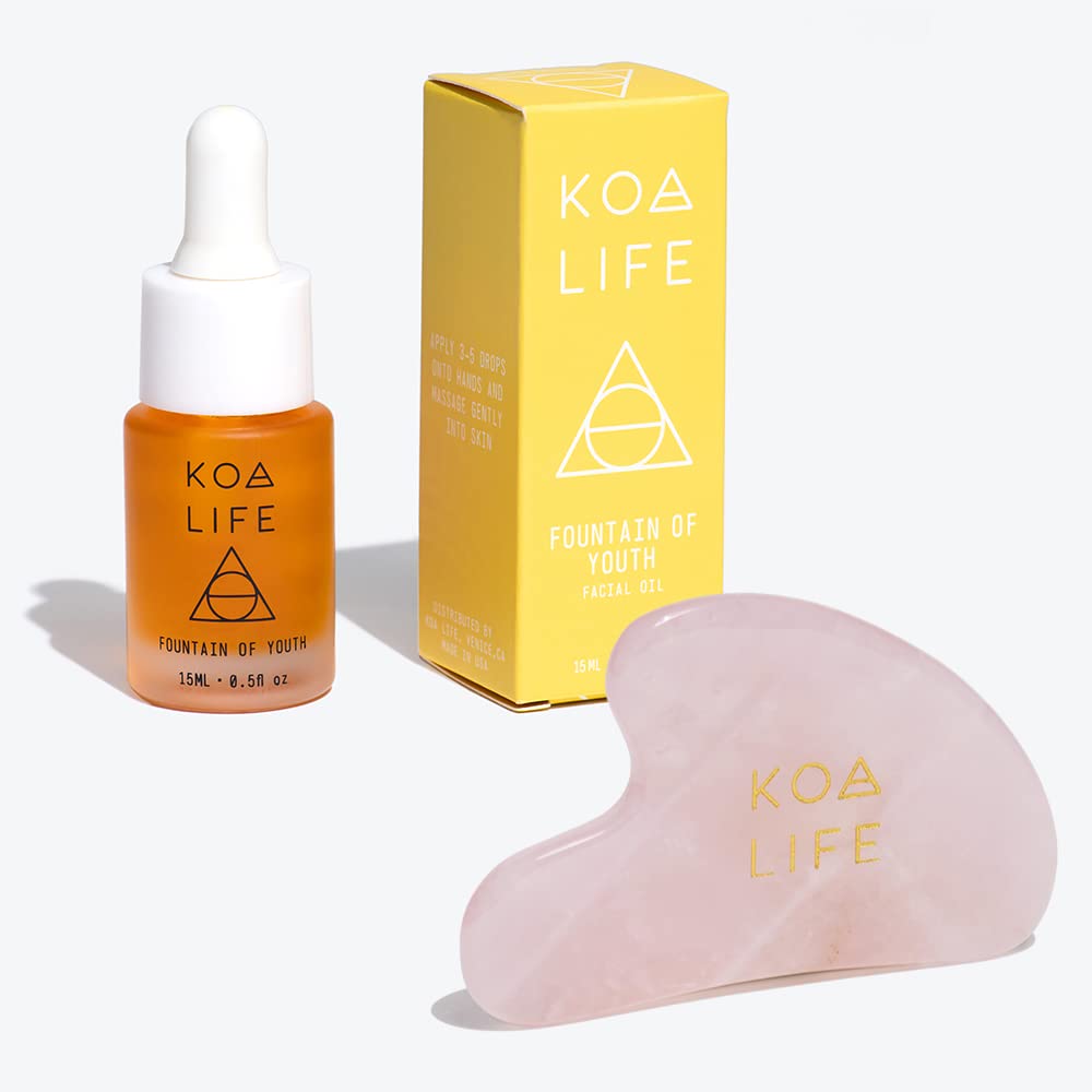 KOA LIFE Doctor-Formulated Anti-Aging Rosehip Face Oil, Made in USA, Organic, Vegan, Cruelty  Chemical Free Fountain of Youth