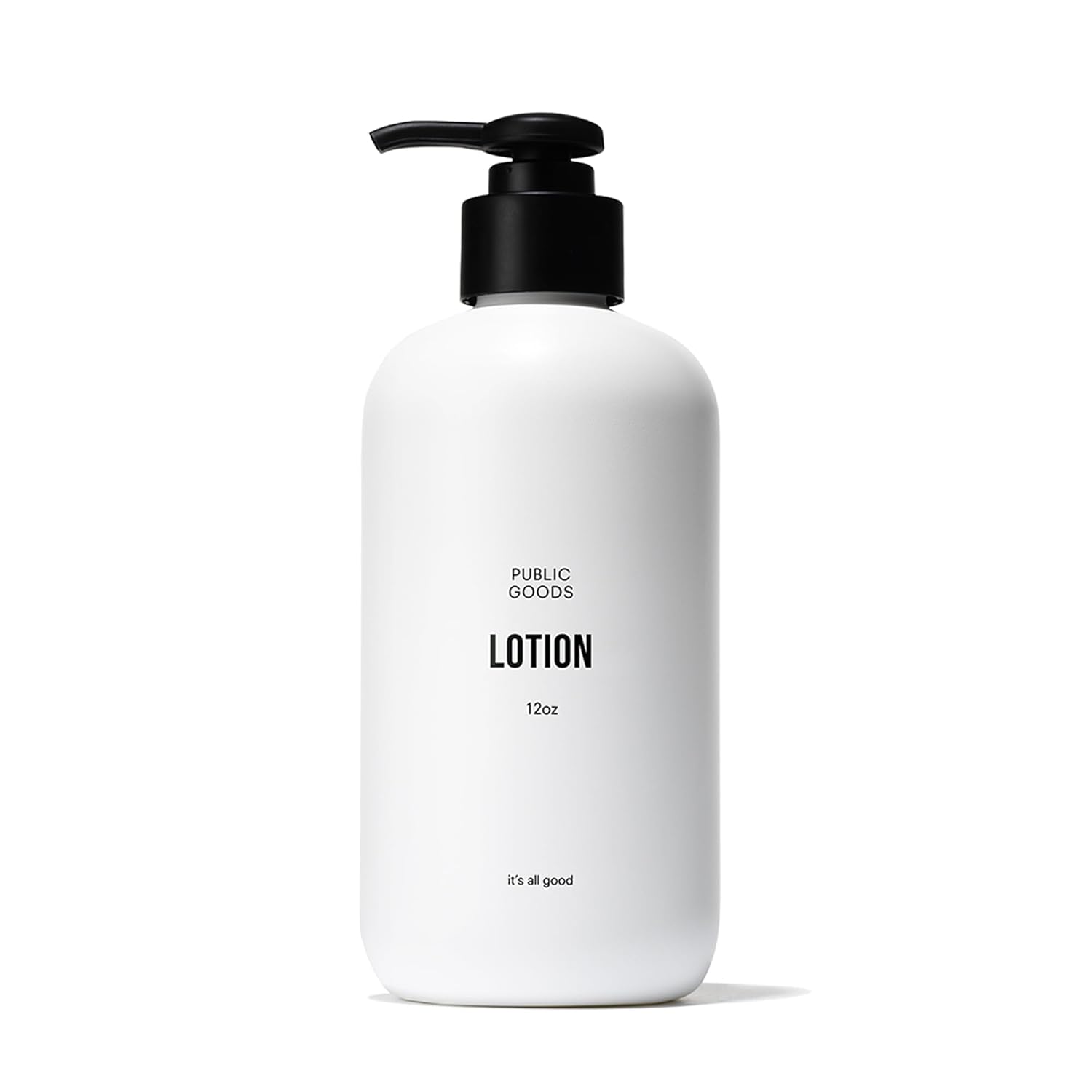 Public Goods Body  Hand Lotion for Women  Men | Natural Moisturizing Daily Lotion for Dry  Itchy Skin | Paraben  Sulfate Free | Made with Organic Essential Oils | 12 Fl Oz Bottle